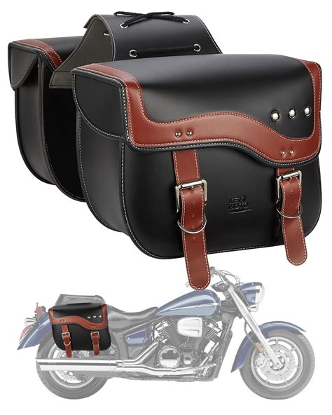 Motorcycle Leather Saddlebags