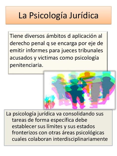 La Psicología Jurídica Y Sus Campos De Aplicación