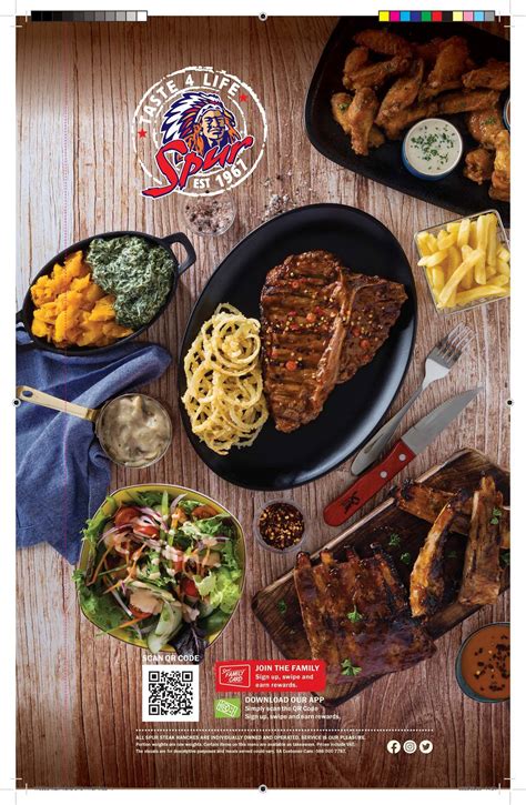 Menu At Mescalero Spur Steak Ranch Restaurant Pretoria Shop 97 Mams Mall Mahube Valley