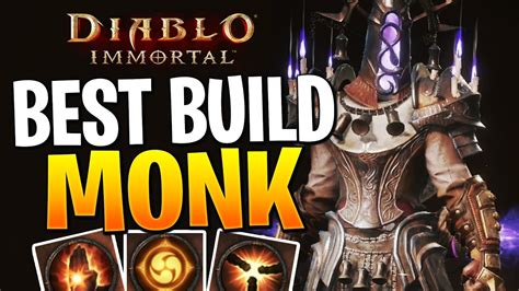 The Highest Dps Monk Build In Diablo Immortal Monk Best Build 2022 Updated Youtube