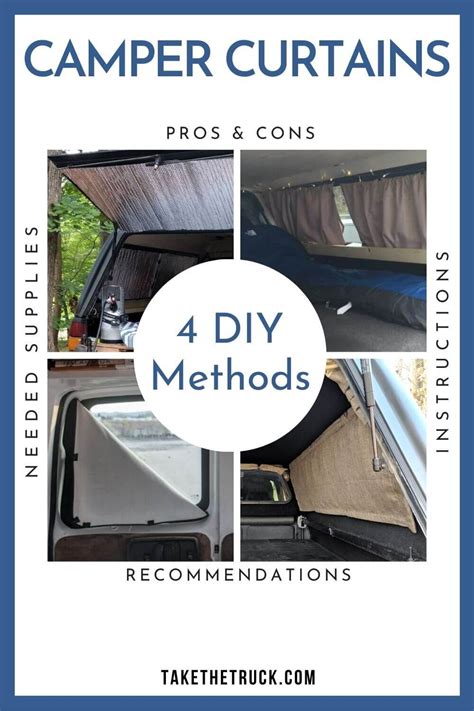 The Complete Guide To DIY Camper Curtains And Window Covers Take The