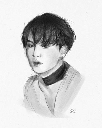 Yoongi Digital Sketch ARMY S Amino