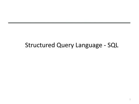 Ppt Structured Query Language Sql Powerpoint Presentation Free Download Id9245378