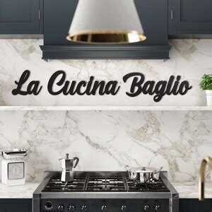 Italian Kitchen Signs / Italian Kitchen Wall Decor / Custom Kitchen ...