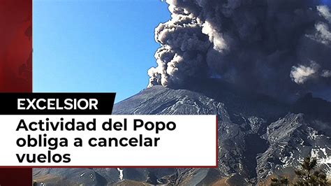 Volcán Popocatépetl Registra Intensa Actividad Youtube