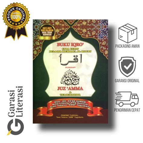 Jual Buku Iqro Juz Amma Dan Terjemah Hvs Besar Original Shopee