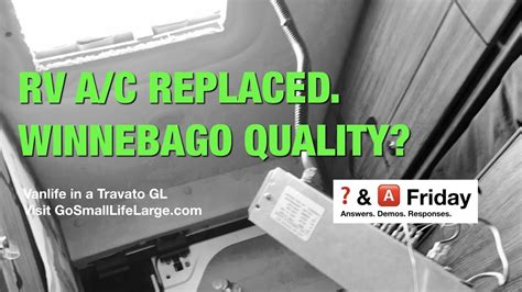 REPLACE RV AC Winnebago RV QUALITY Waste Tank Leak Vanlife In A