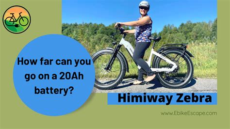 Himiway Zebra Real World Range Test: How Far Can You Go on a 20Ah Battery? - Ebike Escape