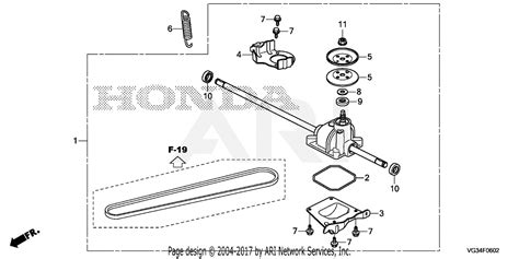 Honda HRS216K6 VKAA LAWN MOWER USA VIN GJARA 1000001 Parts Diagram