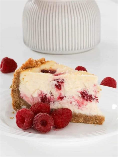 Baked Raspberry Cheesecake - Bake Play Smile