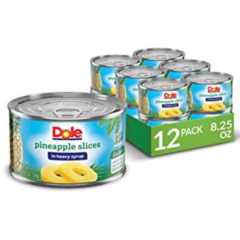 Dole Canned Pineapple Slices In Heavy Syrup Oz Count