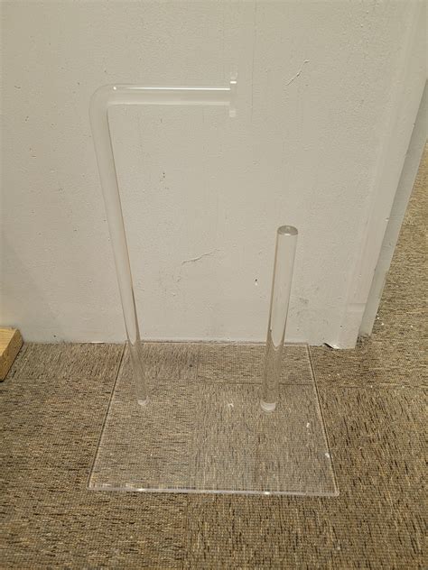 Clear Acrylic Toilet Paper Holder – GREWE PLASTICS AND DISPLAYS