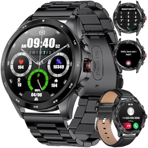 Smartwatch Uomo Donna Orologio Con Bluetooth Effettua Rispondi