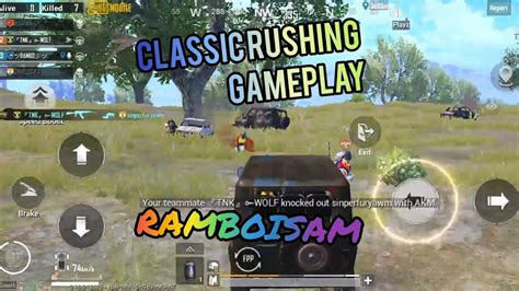 Pubg Classic Rushing Gameplay Rambo Gaming Kl Youtube