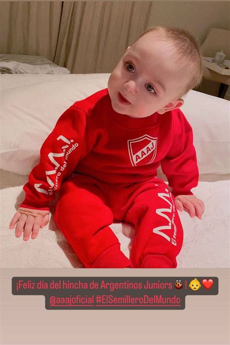 Los Tiernos Looks Futboleros De Francisco El Hijo De Fabiola Yáñez Y