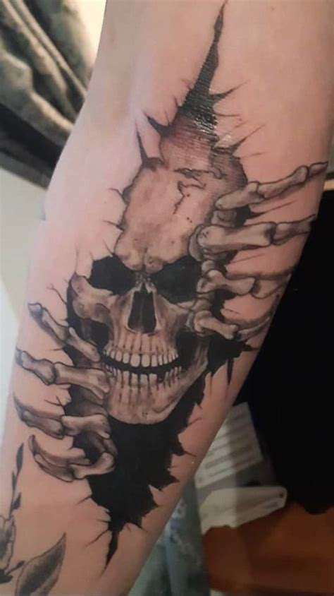 Pin By Christina Marie On Skulltats In Hand Tattoos For Guys