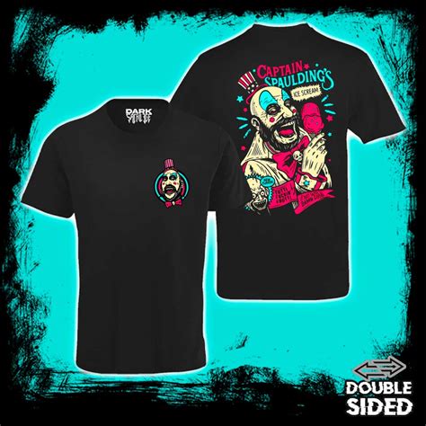 CAPTAIN SPAULDINGS ICE SCREAM T SHIRT DOUBLE SIDED