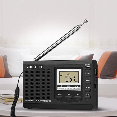 Buy Vbestlife Portable Mini Radios Fm Mw Sw Receiver W Digital Alarm