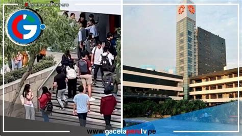 Surco Alumno De La Universidad De Lima Cae De Edificio Gaceta Per Tv