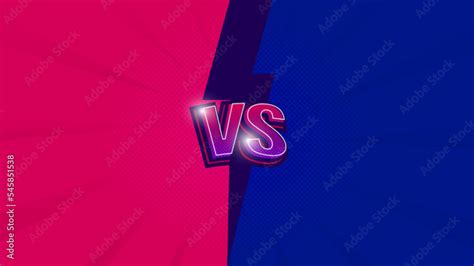 vs background with retro comic style Stock Vector | Adobe Stock