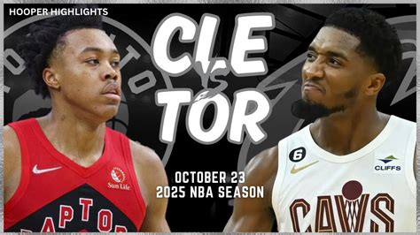 Cleveland Cavaliers Vs Toronto Raptors Full Game Highlights Oct 23