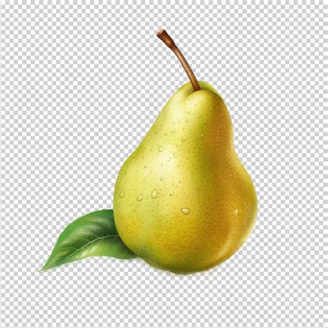 Premium Psd Psd Pear Isolated On Transparent Background Hd Png