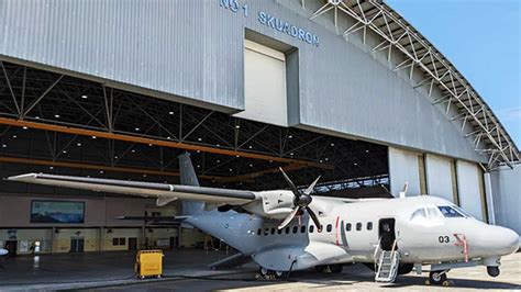 US Navy Delivers First Upgraded CN 235 To RMAF Under Maritime Security