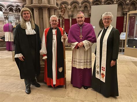 New Chancellor installed - Diocese of Lichfield