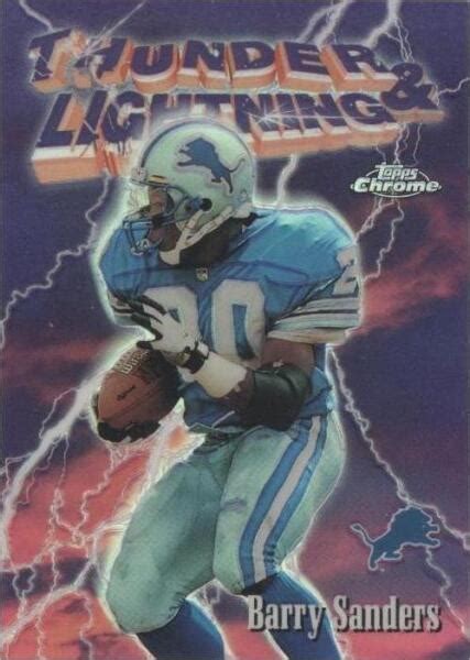 1997 Topps Chrome Season S Best Refractor 6 Barry Sanders For Sale