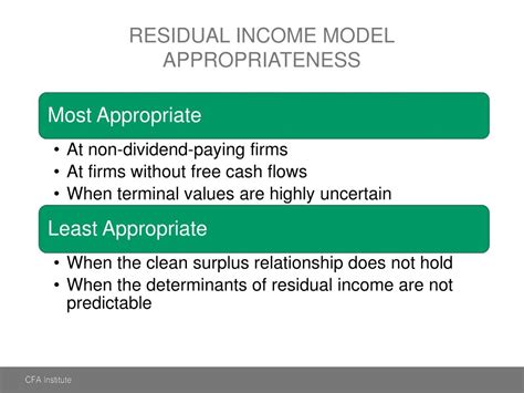 Ppt Residual Income Valuation Valuing Common Equity Powerpoint Presentation Id 1873204