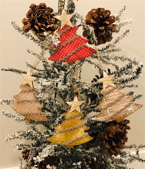 Wooden Christmas Tree Ornaments - Doing What We Love