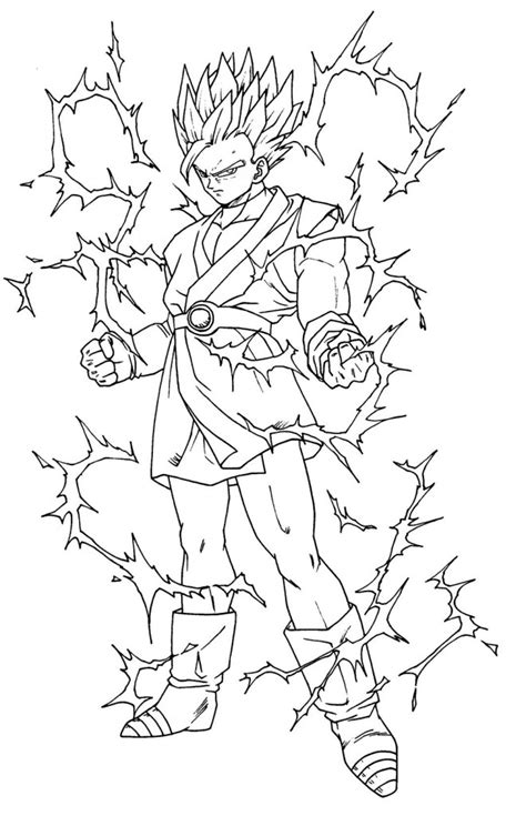 Coloriage Dragon Ball Z En Ligne Gratuit Dessin Gratuit Imprimer