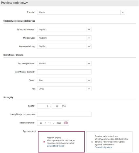 Pit Przelew Na Konto Jak Zrobic Przelew Do Urzedu Skarbowego