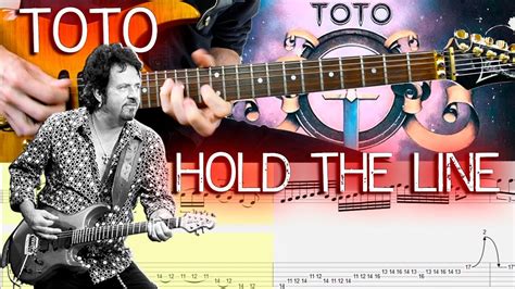 Toto Hold The Line Guitar Lesson With Tab Score Youtube