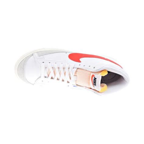 Nike Blazer Mid 77 Mismatched Mens Shoes White Medium Blue Bq6806