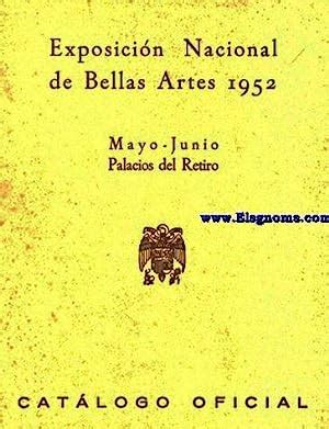 Catálogo Oficial de la Exposición Nacional de bellas Artes de 1952