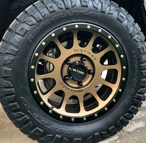 Toyota Tundra Custom Wheels Method Race Wheels Nv 305 Bronze 20x90 Et