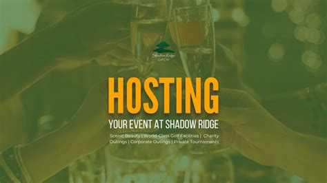 Host Your Next Event At Shadow Ridge Shadow Ridge