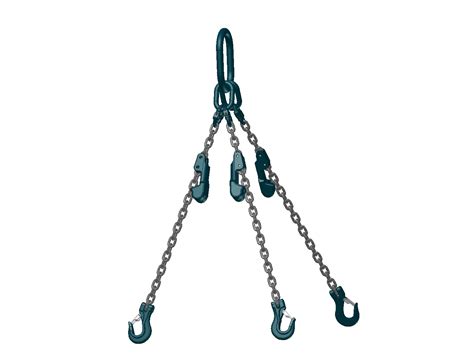 3 Legged Lifting Chain With A Shortening Hook Vb 312 Grade 120 Pteam