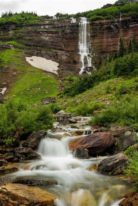 Morning Eagle Falls, Glacier County - Discovering Montana