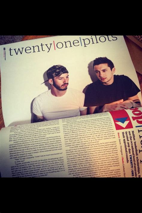 Twenty One Pilots In The Magazine Twenty One Pilots The Twenties Twenty One