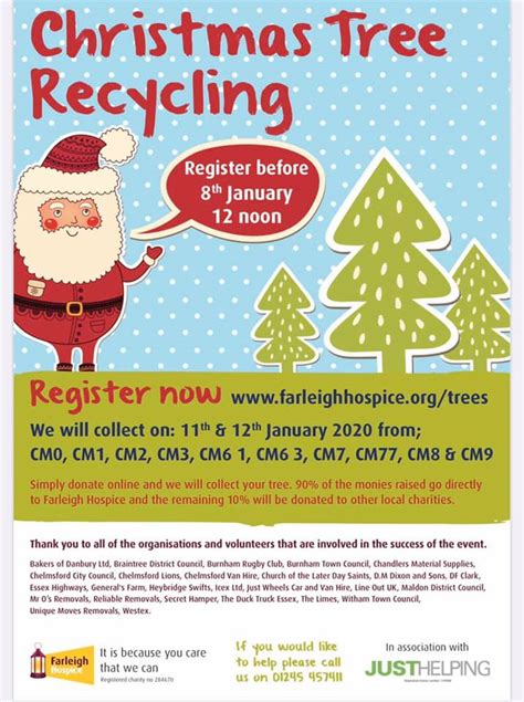 Christmas Tree Recycling Tolleshunt D Arcy Parish Council