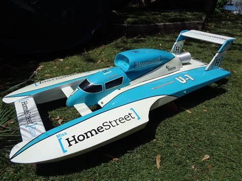 1 10 SCALE MISS HOMESTREET BANK R C HYDROPLANE BOAT EBay