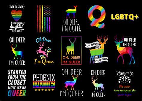 15 Queer Shirt Designs Bundle For Commercial Use Part 3 Queer T Shirt