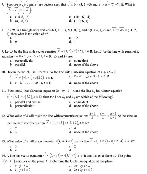 Solved 7 Suppose A B And C Are Vectors Such That A X B