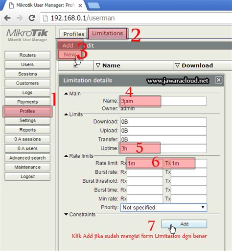 Cara Belajar Mikrotik Carareset Lupa Password User Manager Mikrotik