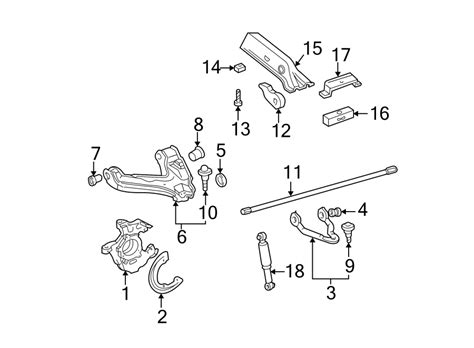 Gmc K1500 Lower control arm - 15665553 | GM Parts Direct Online, Houston TX