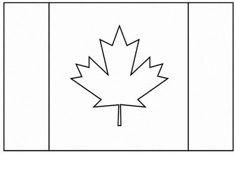 Canadian Symbols Coloring Pages