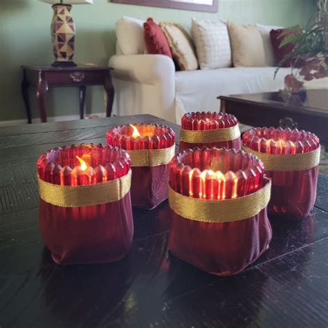 Accents Red Votive Candle Holders Poshmark