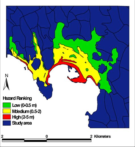 Tsunami Hazard Map 4.3 Vulnerably analysis | Download Scientific Diagram